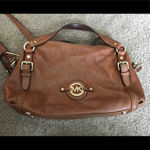 Authentic Michael Kors purse with matching boots